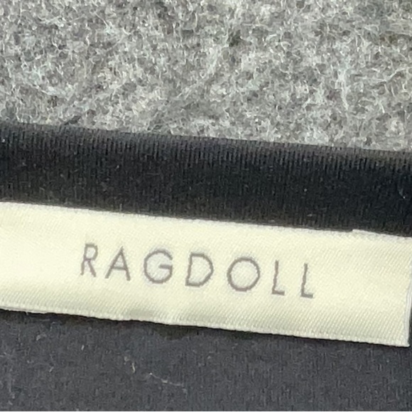 Ragdoll LA Black Cutout Long Sleeve Crop Top Size XS Punk Goth Clubbing Chic - Picture 4 of 6